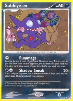 Sableye Lv.26 - Secret Wonders (Uncommon) [SW-63]