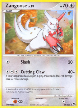 Zangoose Lv.23 - Great Encounters (Uncommon) [GE-59]