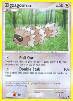 Zigzagoon Lv.6 - Great Encounters (Common) [GE-96]