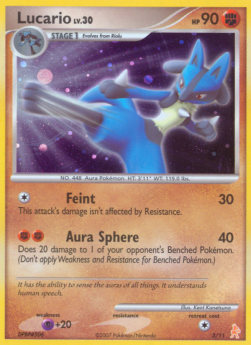 Lucario Lv.30 - DP Trainer Kit (Common) [TK3-L3]