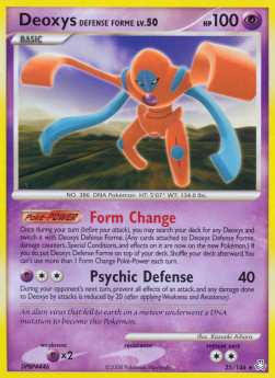 Deoxys Defense Forme Lv.50 - Legends Awakened (Rare) [LA-25]