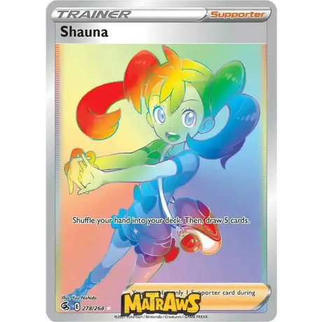 (278/264) Shauna - Rainbow Enkeltkort Fusion Strike 
