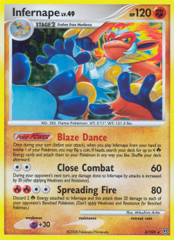 Infernape Lv.49 - Stormfront (Holo Rare) [STF-3]