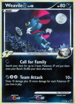 Weavile  Lv.48 - Platinum (Holo Rare) [PL-17]
