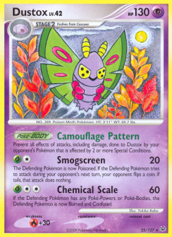Dustox Lv.42 - Platinum (Rare) [PL-25]