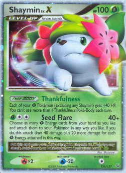 Shaymin LV.X - Platinum (Ultra Rare) [PL-126]