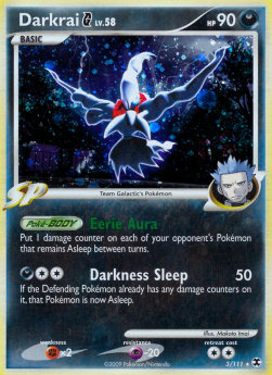 Darkrai  Lv.58 - Rising Rivals (Holo Rare) [RR-3]