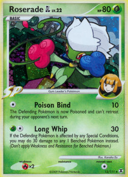 Roserade  Lv.22 - Rising Rivals (Holo Rare) [RR-12]