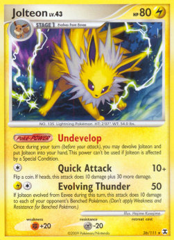 Jolteon Lv.43 - Rising Rivals (Rare) [RR-26]