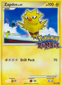 Zapdos Lv.41 - Pokémon Rumble (Fixed) [RM-8]