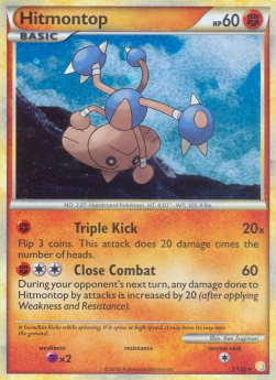 Hitmontop - HeartGold & SoulSilver (Holo Rare) [HS-5]