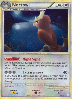 Noctowl - HeartGold & SoulSilver (Holo Rare) [HS-8]