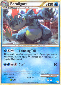 Feraligatr - HeartGold & SoulSilver (Rare) [HS-20]