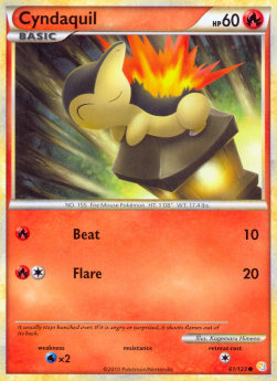 Cyndaquil - HeartGold & SoulSilver (Common) [HS-61]