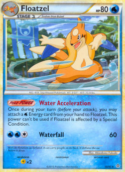 Floatzel - Unleashed (Rare) [UL-16]