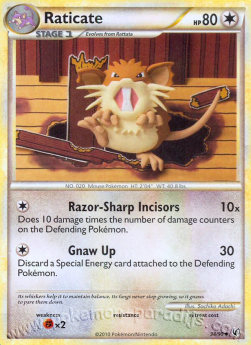 Raticate - Undaunted (Uncommon) [UD-34]