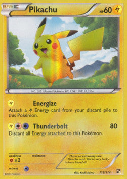 Pikachu - Black & White (Secret Rare) [BLW-115]