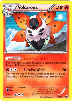 Volcarona - Dark Explorers (Holo Rare) [DEX-22]