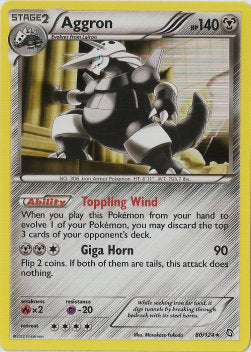 Aggron - Dragons Exalted (Holo Rare) [DRX-80]