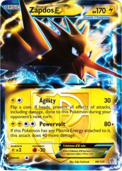 Zapdos EX - Plasma Storm (Ultra Rare) [PLS-48]