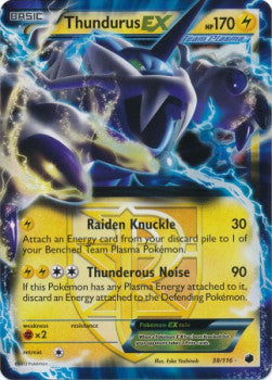 Thundurus EX - Plasma Freeze (Ultra Rare) [PLF-38]