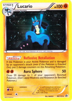 Lucario - Legendary Treasures (Holo Rare) [LTR-80]