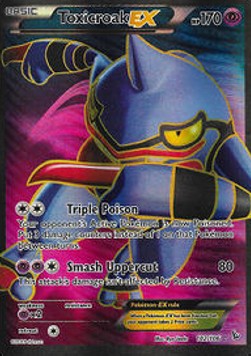 Toxicroak EX - Flashfire (Holo Rare) [FLF-102]