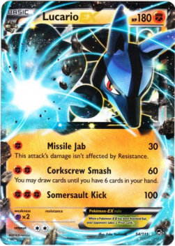 Lucario EX - Furious Fists (Ultra Rare) [FFI-54]