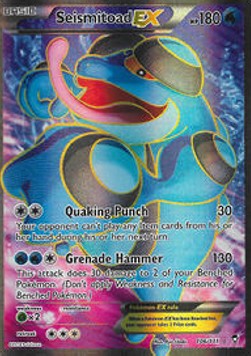 Seismitoad EX - Furious Fists (Holo Rare) [FFI-106]
