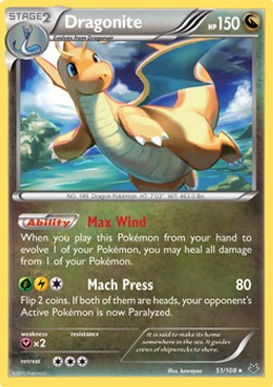Dragonite - Roaring Skies (Rare) [ROS-51]