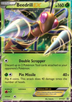 Beedrill EX⁣ - XY Black Star Promos⁣ (Promo)⁣ [157]