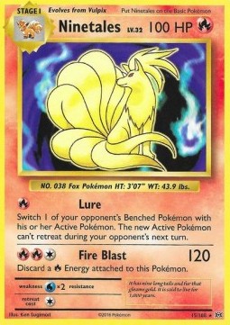 Ninetales⁣ - Evolutions⁣ (Holo Rare)⁣ [15]