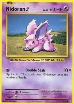 Nidoran ♂ - Evolutions (Common) [EVO-43]