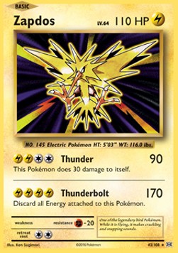 Zapdos⁣ - Evolutions⁣ (Holo Rare)⁣ [42]