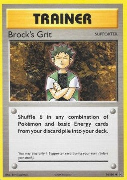 Brock's Grit⁣ - Evolutions⁣ (Uncommon)⁣ [74]