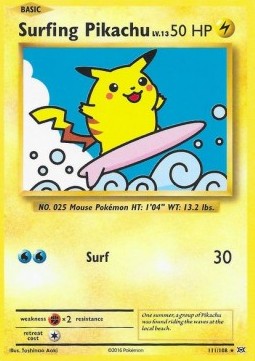 Surfing Pikachu⁣ - Evolutions⁣ (Secret Rare)⁣ [111]