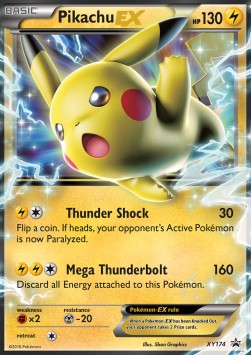 Pikachu EX - XY Black Star Promos (Promo) [XYPR-174]