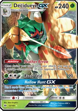 Decidueye GX⁣ - Sun & Moon⁣ (Ultra Rare)⁣ [12]