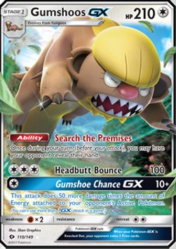 Gumshoos GX - Sun & Moon (Ultra Rare) [SUM-110]