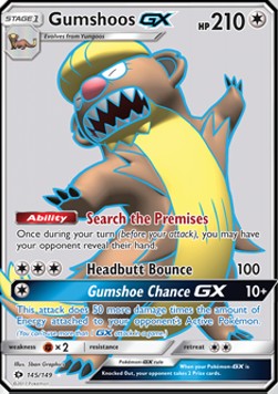 Gumshoos GX - Sun & Moon (Ultra Rare) [SUM-145]