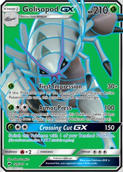 Golisopod GX⁣ - Burning Shadows⁣ (Ultra Rare)⁣ [129]