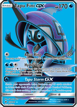 Tapu Fini GX - Burning Shadows (Ultra Rare) [BUS-133]