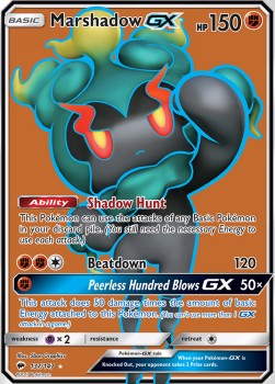 Marshadow GX - Burning Shadows (Ultra Rare) [BUS-137]