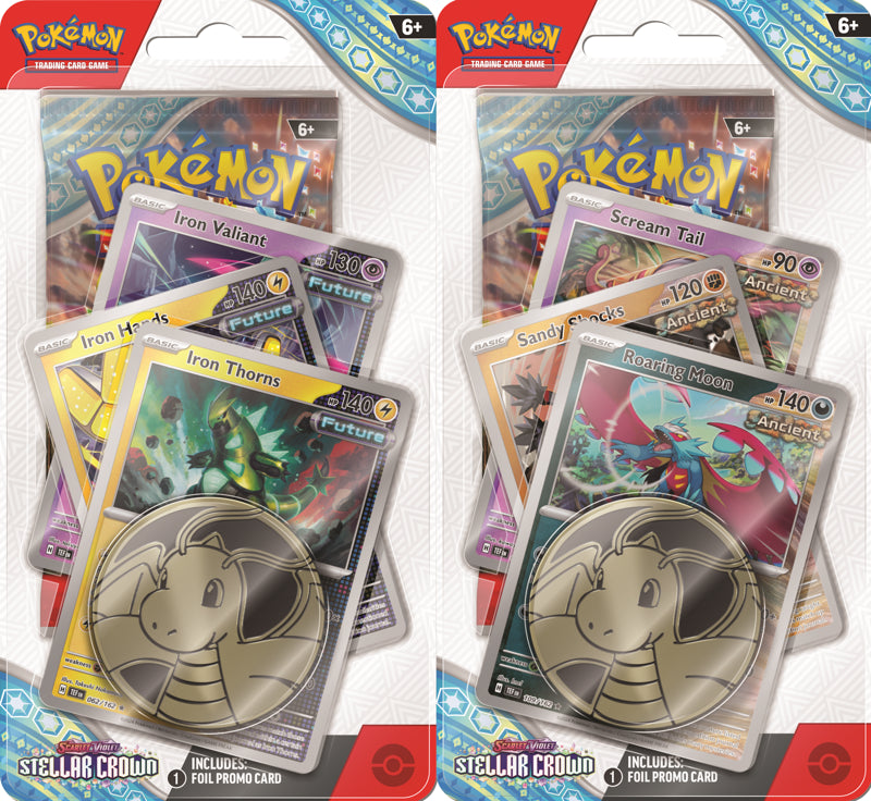 Pokémon TCG: Scarlet & Violet: Stellar Crown - Premium Checklane Blister Pack