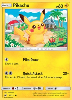 Pikachu - Crimson Invasion (Common) [CIN-30]