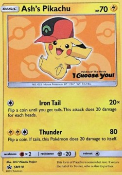 Ash's Pikachu - SM Black Star Promos (Promo) [SM-110]