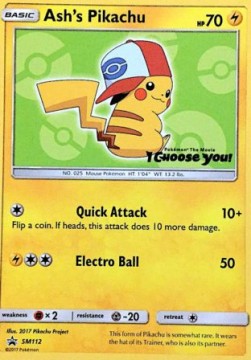 Ash's Pikachu - SM Black Star Promos (Promo) [SM-112]