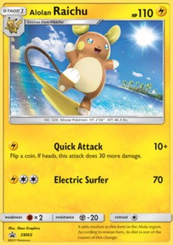 Alolan Raichu - SM Black Star Promos (Promo) [SM-65]