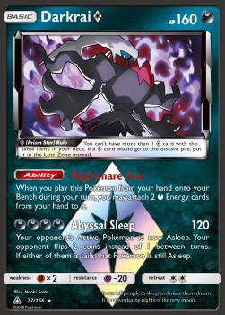 Darkrai ◇⁣ - Ultra Prism⁣ (Holo Rare)⁣ [77]