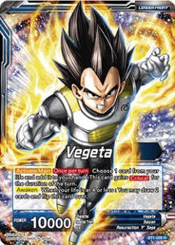 Vegeta // Super Saiyan Blue Vegeta⁣ - Galactic Battle⁣ (Rare)⁣ [028]